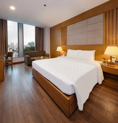 Executive Double avec vue sur la ville et thé de l'après-midi quotidien — Eden Star Saigon Hotel